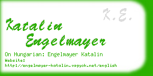 katalin engelmayer business card